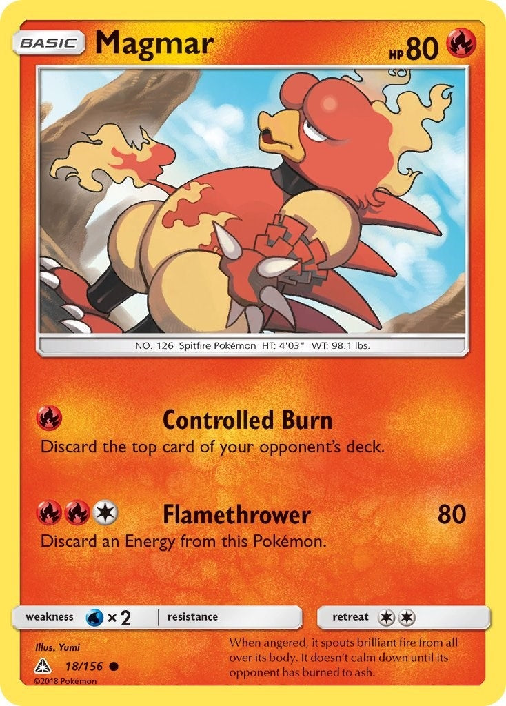 Image for Magmar (18/156) (SM05) - Pokemon