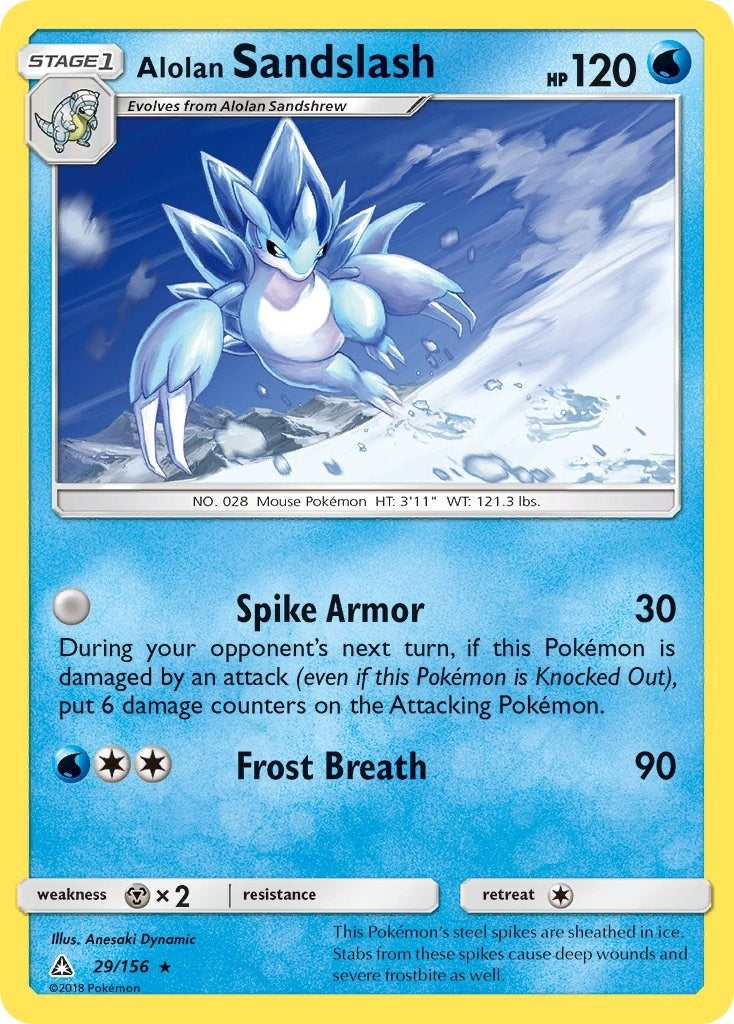 Image for Alolan Sandslash (29/156) (SM05) - Pokemon