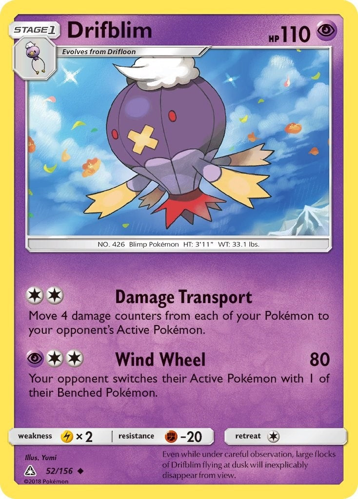 Image for Drifblim (52/156) (SM05) - Pokemon