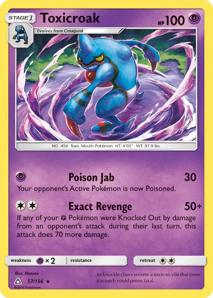 Image for Toxicroak (57/156) (SM05) - Pokemon