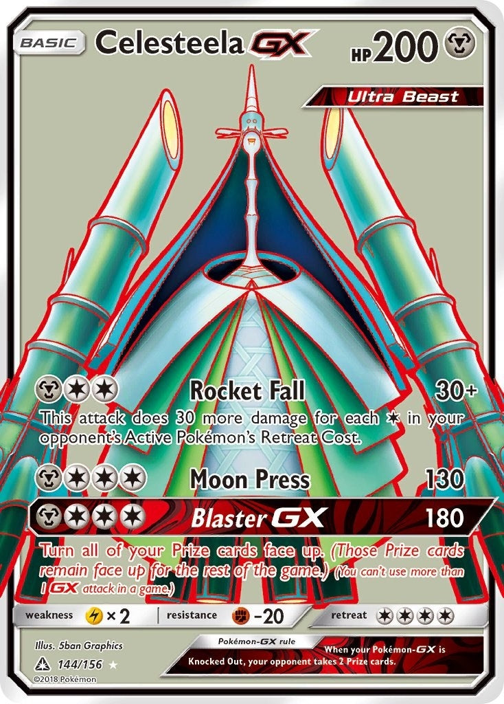 Image for Celesteela GX (Full Art) (144/156) (SM05) - Pokemon