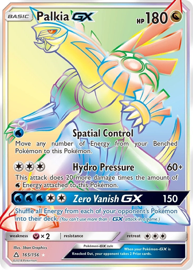 Image for Palkia GX (Secret Rare) (165/156) (SM05) - Pokemon