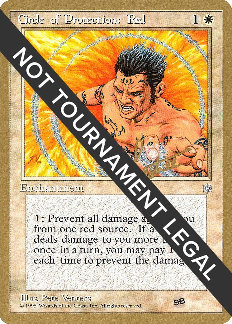 Image for Circle of Protection: Red - 1996 Bertrand Lestree (ICE) (SB) - Magic: The Gathering