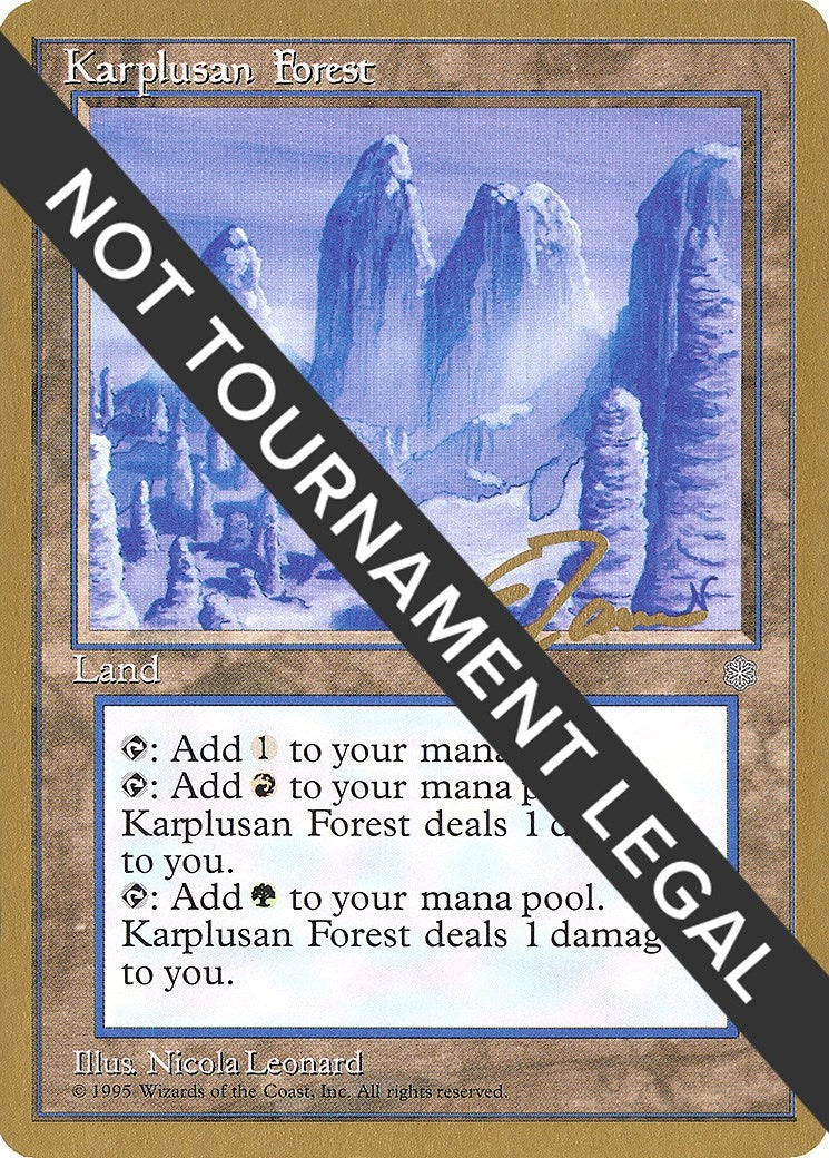 Image for Karplusan Forest - 1996 Eric Tam (ICE) (WCD) - Magic: The Gathering