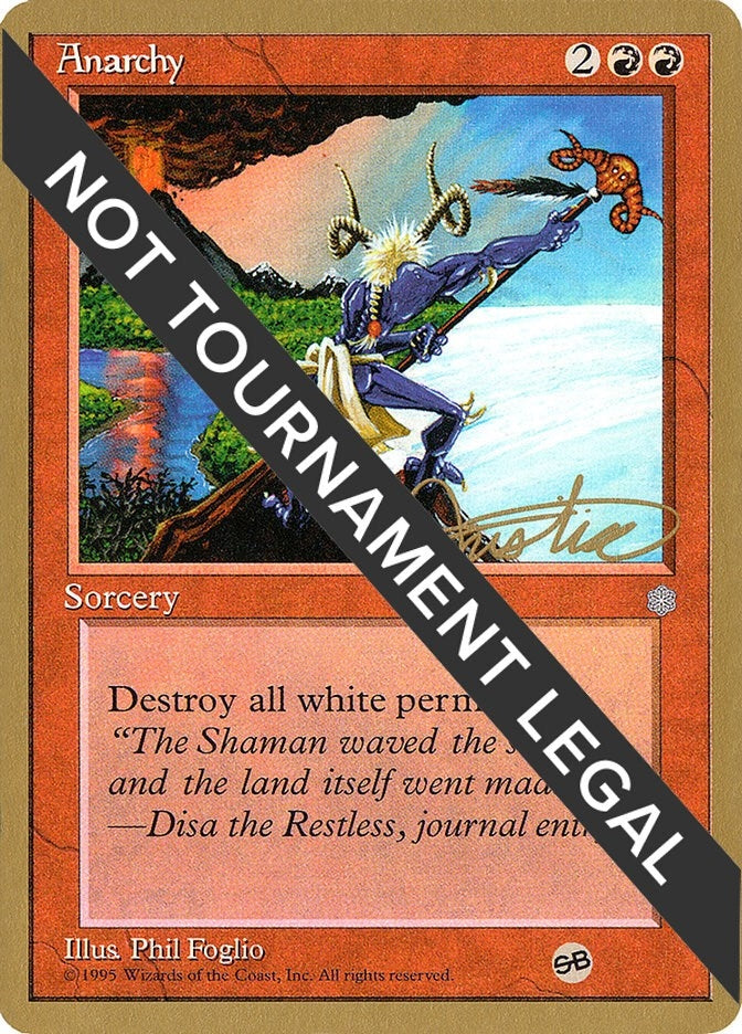 Image for Anarchy - 1996 Mark Justice (ICE) (SB) (WCD) - Magic: The Gathering