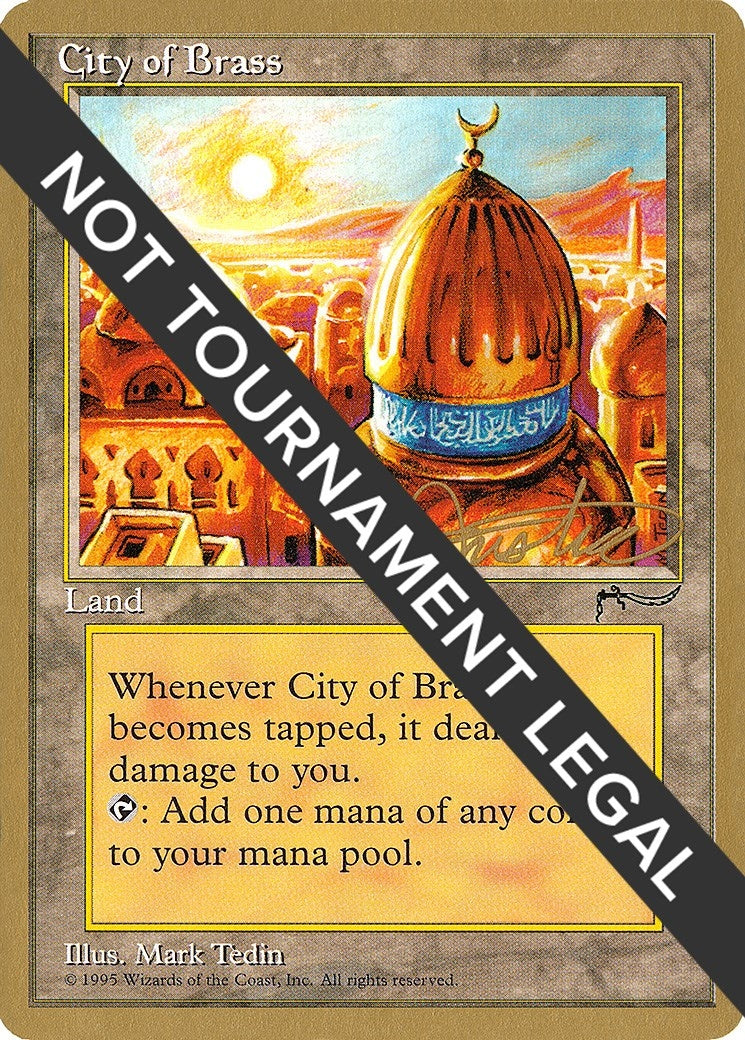 Image for City of Brass - 1996 Mark Justice (ARN) (WCD) - Magic: The Gathering