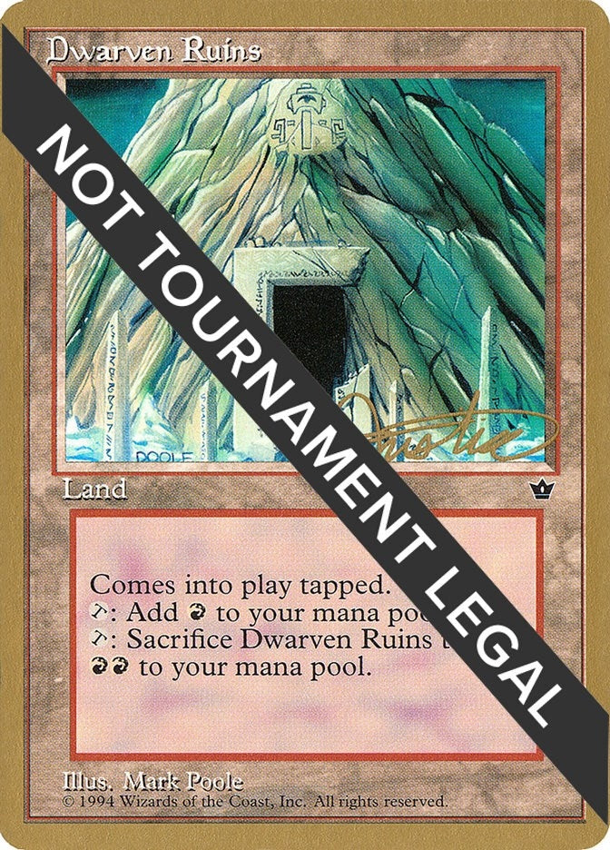 Image for Dwarven Ruins - 1996 Mark Justice (FEM) (WCD) - Magic: The Gathering