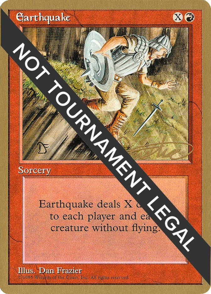 Image for Earthquake - 1996 Mark Justice (4ED) - Magic: The Gathering