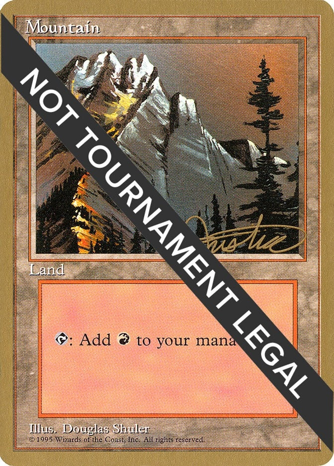 Image for Mountain (A) - 1996 Mark Justice (4ED) (WCD) - Magic: The Gathering