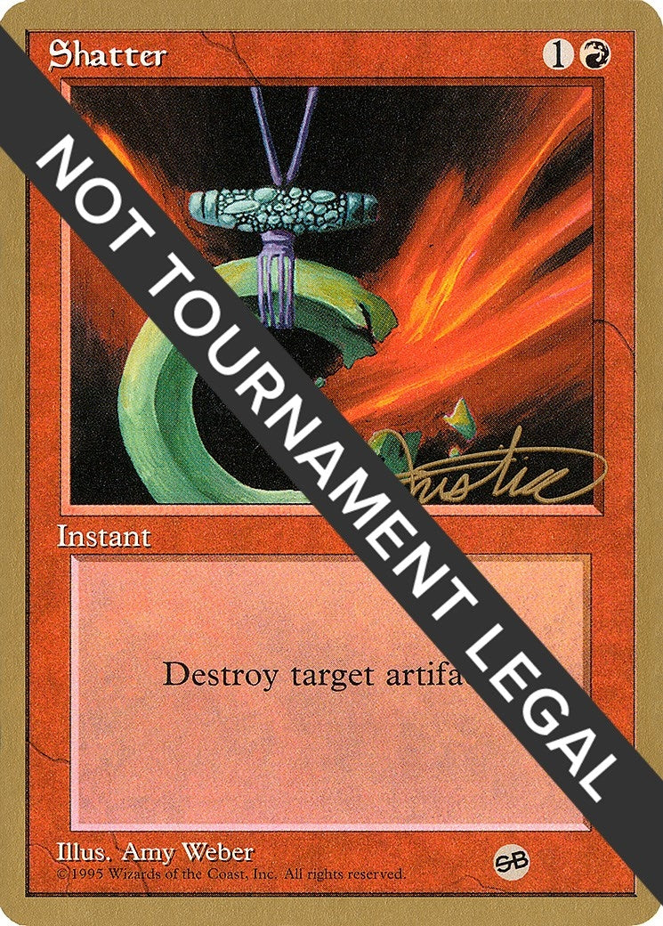 Image for Shatter - 1996 Mark Justice (4ED) (SB) - Magic: The Gathering