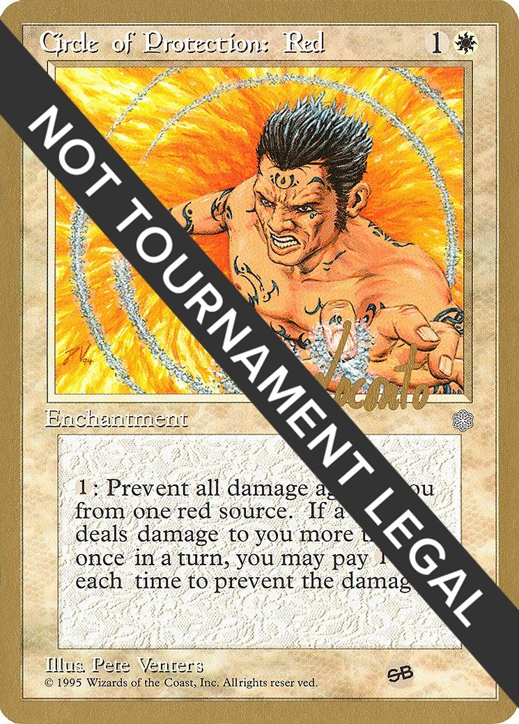 Image for Circle of Protection: Red - 1996 Michael Loconto (ICE) (SB) - Magic: The Gathering