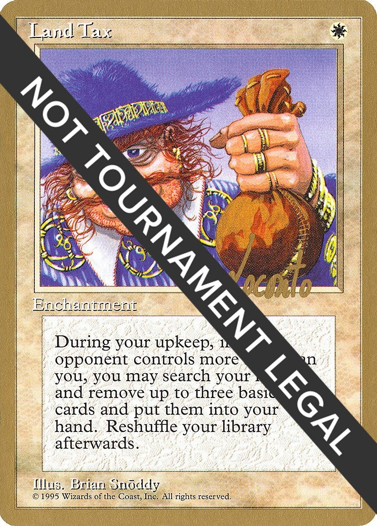 Image for Land Tax - 1996 Michael Loconto (4ED) (WCD) - Magic: The Gathering