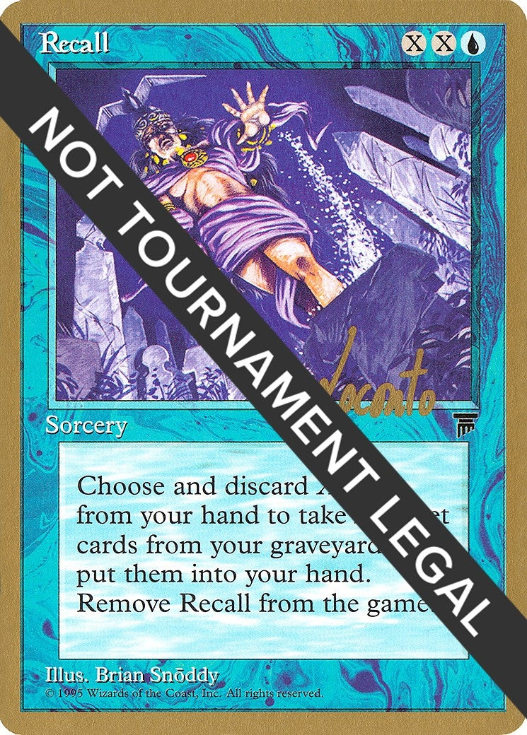 Image for Recall - 1996 Michael Loconto (LEG) - Magic: The Gathering