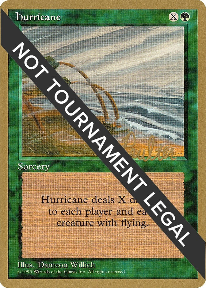 Image for Hurricane - 1996 Preston Poulter (4ED) - Magic: The Gathering