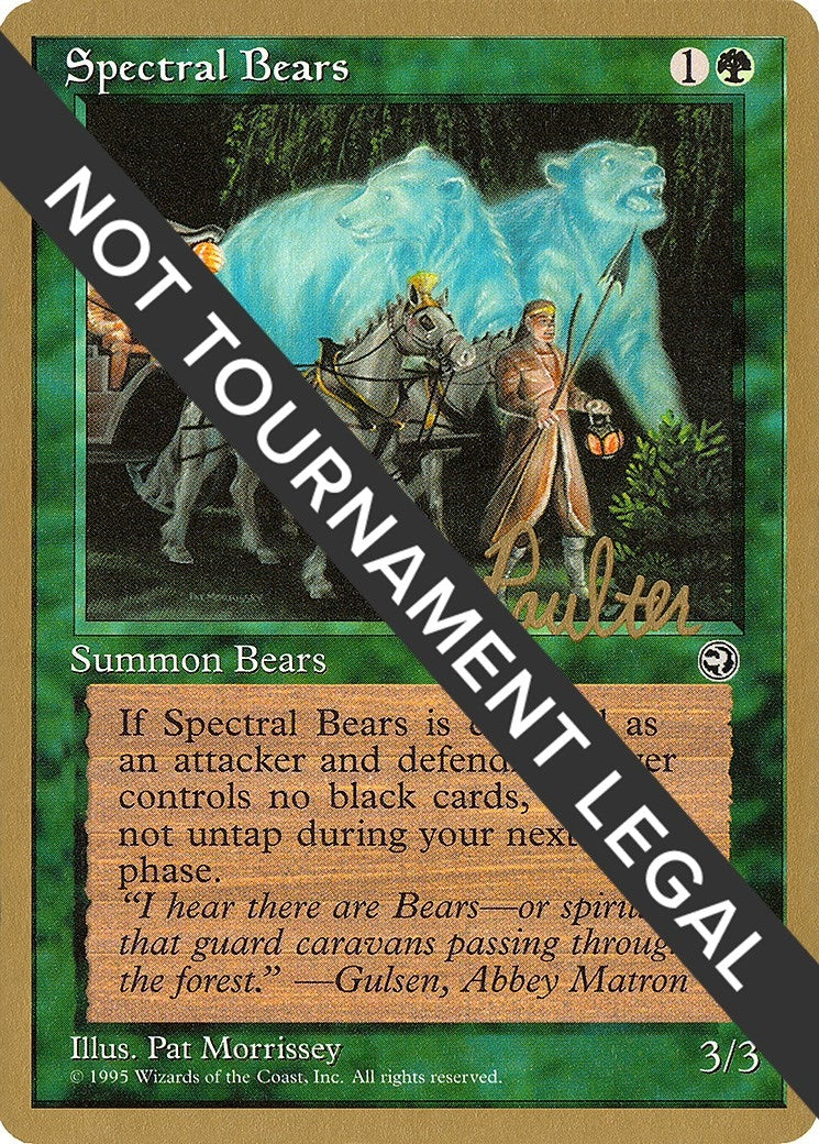 Image for Spectral Bears - 1996 Preston Poulter (HML) (WCD) - Magic: The Gathering