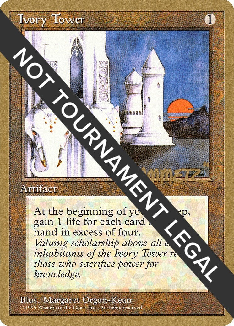 Image for Ivory Tower - 1996 Shawn "Hammer" Regnier (4ED) (WCD) - Magic: The Gathering