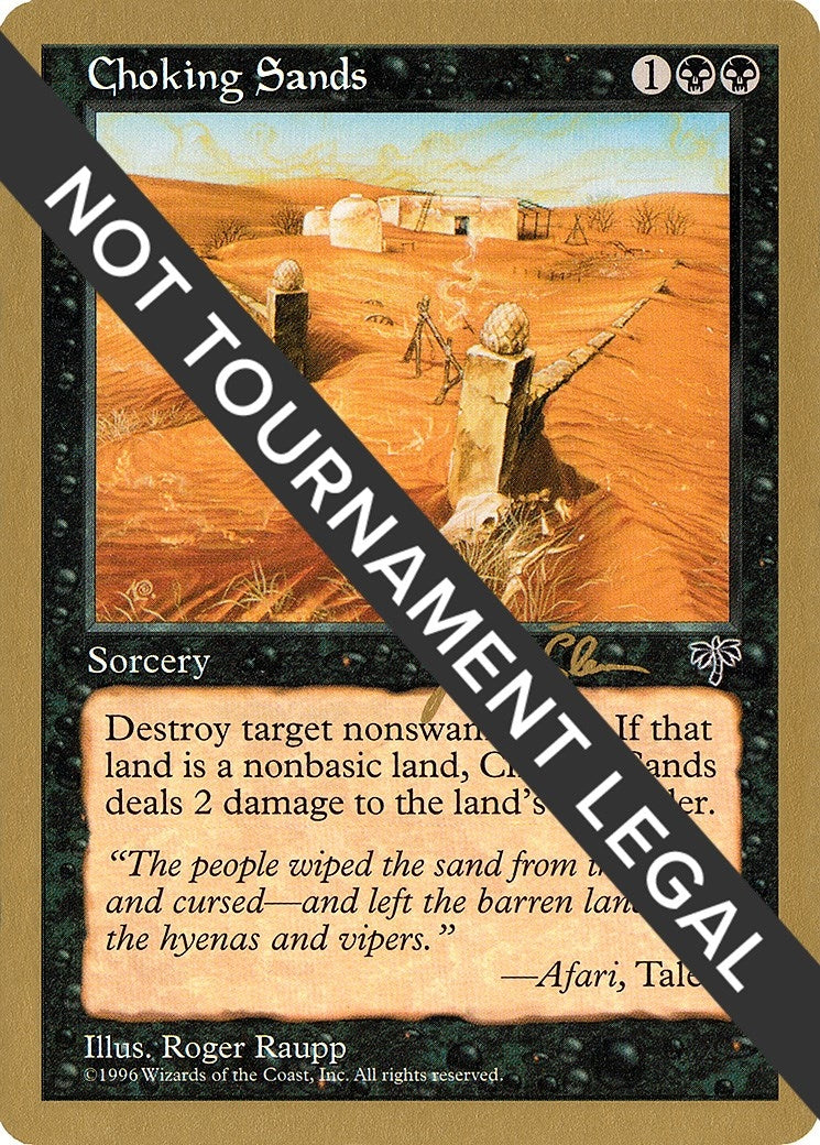 Image for Choking Sands - 1997 Jakub Slemr (MIR) - Magic: The Gathering