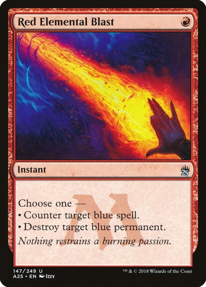 Image for Red Elemental Blast (147) - Magic: The Gathering