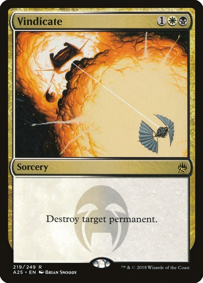 Image for Vindicate (219) - Magic: The Gathering