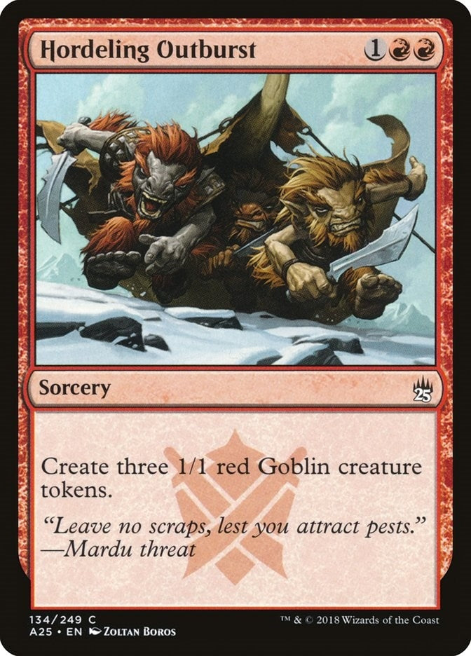 Image for Hordeling Outburst (134) - Magic: The Gathering