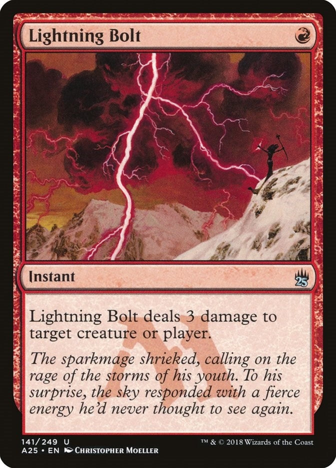 Image for Lightning Bolt (141) - Magic: The Gathering