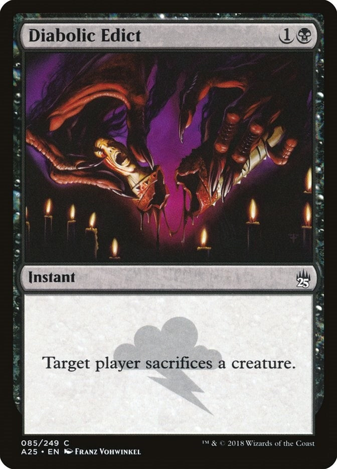 Image for Diabolic Edict (85) - Magic: The Gathering