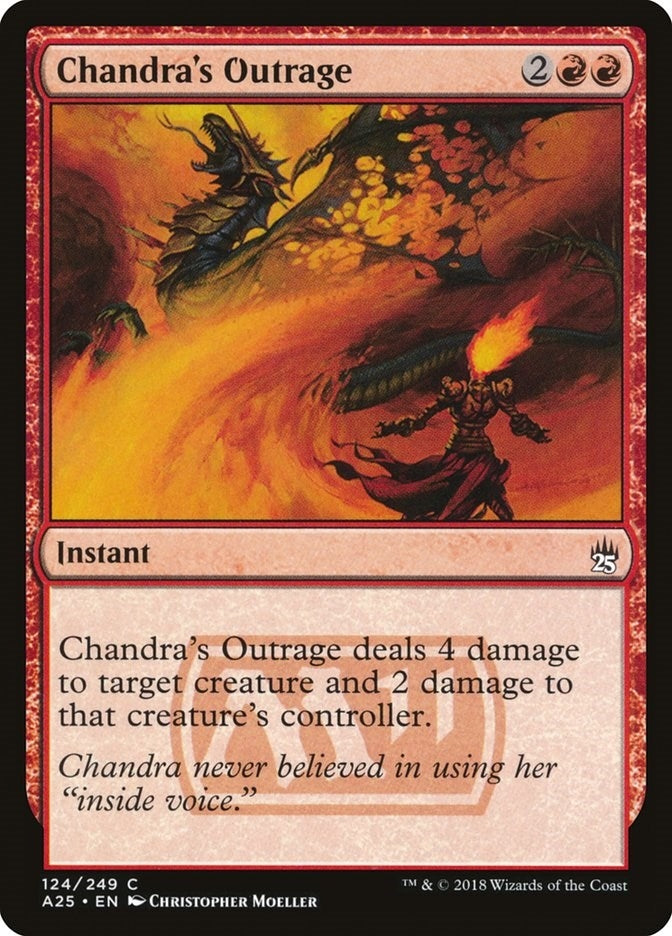 Image for Chandra's Outrage (124) - Magic: The Gathering