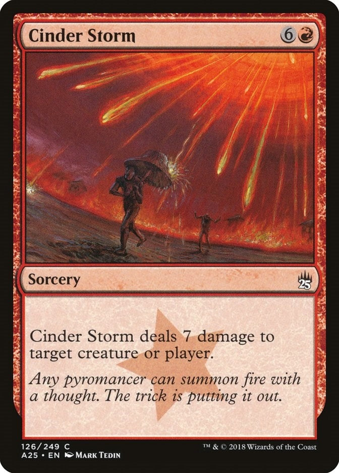 Image for Cinder Storm (126) - Magic: The Gathering