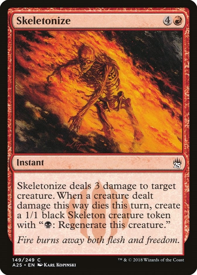 Image for Skeletonize (149) - Magic: The Gathering