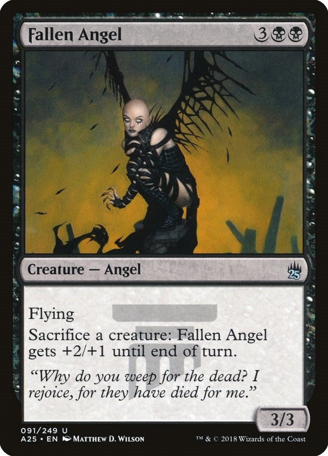 Image for Fallen Angel (91) - Magic: The Gathering