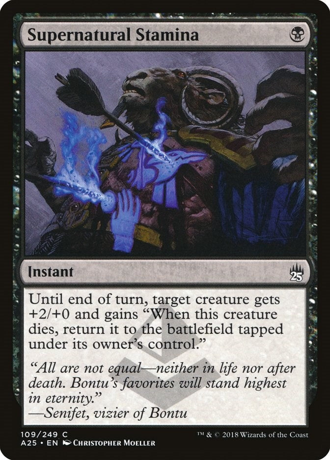 Image for Supernatural Stamina (109) - Magic: The Gathering