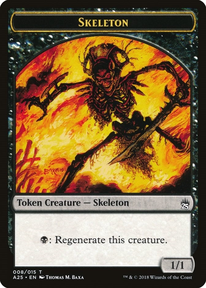Image for Skeleton Token (008) (8) - Magic: The Gathering