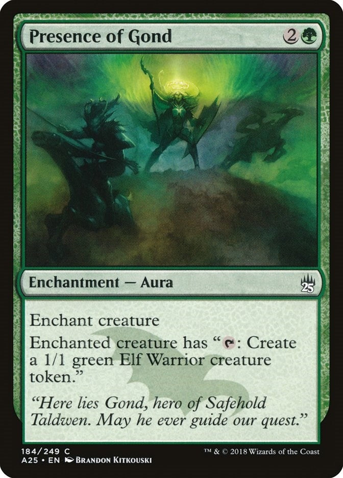 Image for Presence of Gond (184) - Magic: The Gathering