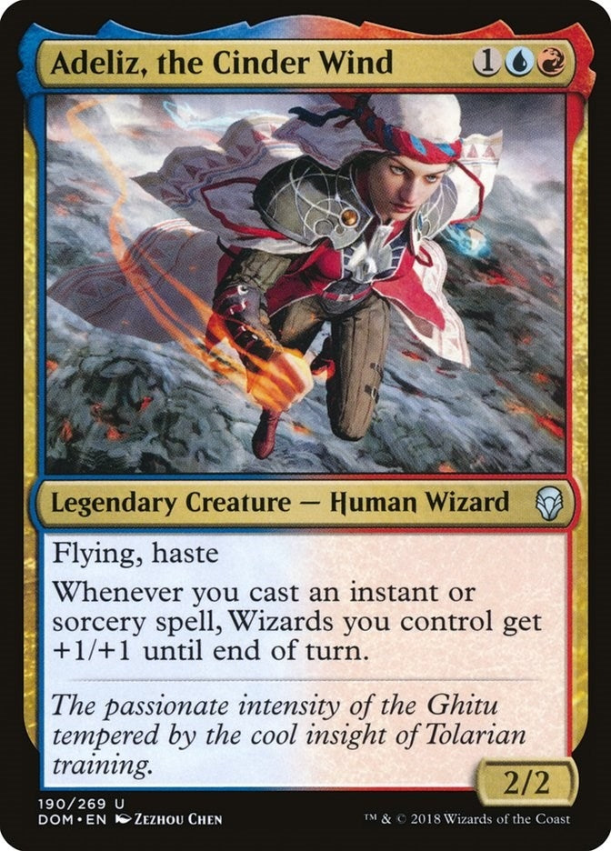 Image for Adeliz, the Cinder Wind (190) (DOM) - Magic: The Gathering