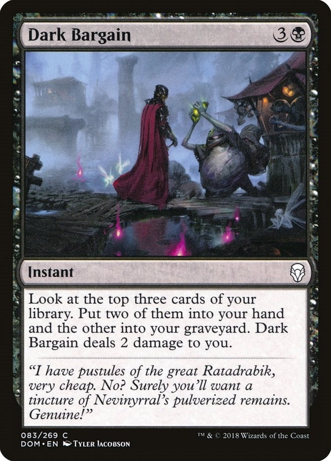 Image for Dark Bargain (83) (DOM) - Magic: The Gathering