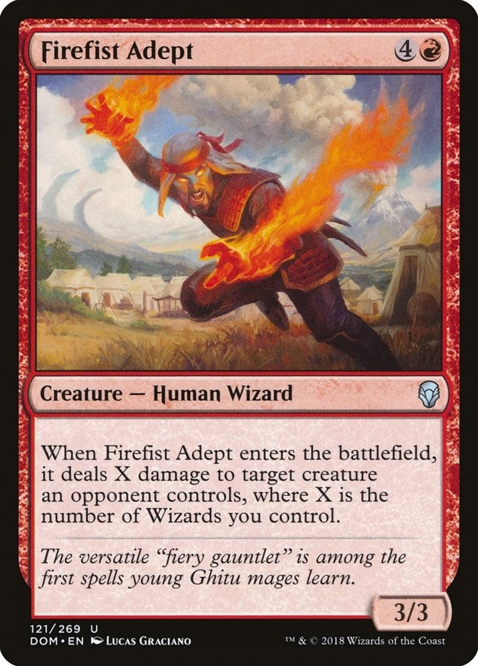 Image for Firefist Adept (121) - Magic: The Gathering