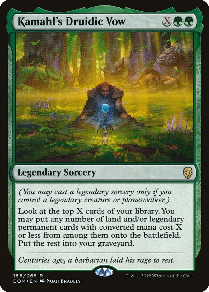 Image for Kamahl's Druidic Vow (166) - Magic: The Gathering