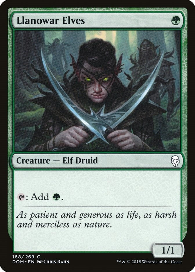 Image for Llanowar Elves (168) (DOM) - Magic: The Gathering