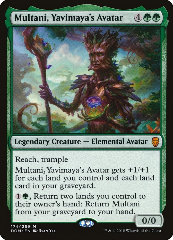 Image for Multani, Yavimaya's Avatar (174) (DOM) - Magic: The Gathering