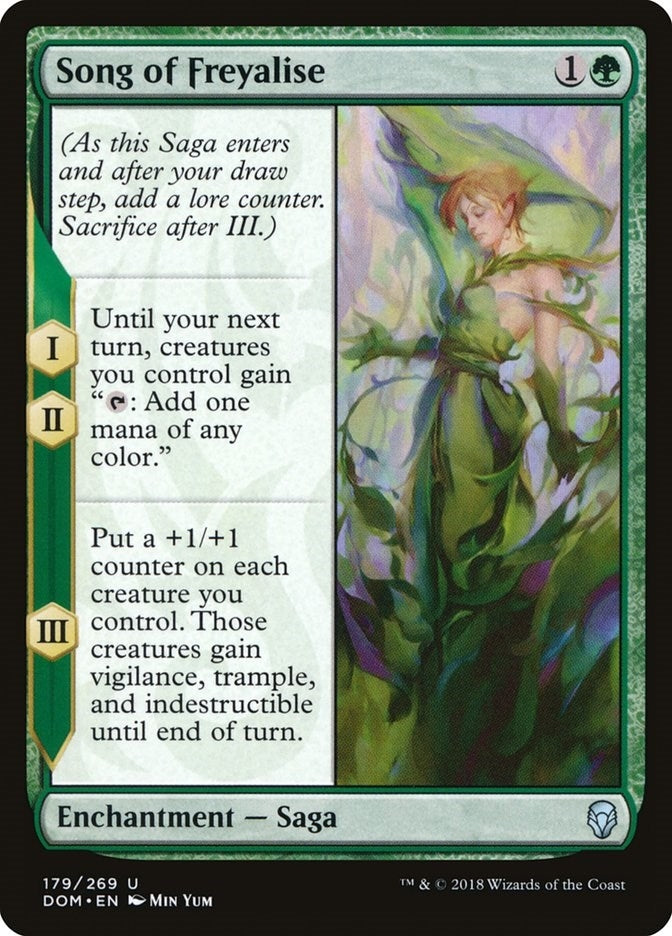 Image for Song of Freyalise (179) (DOM) - Magic: The Gathering