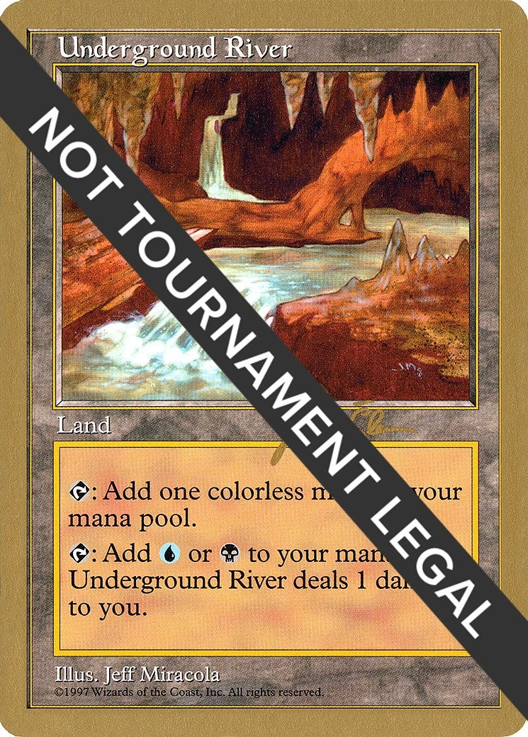Image for Underground River - 1997 Jakub Slemr (5ED) - Magic: The Gathering