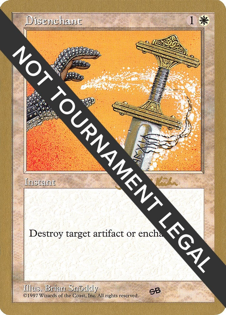 Image for Disenchant - 1997 Janosch Kuhn (5ED) (SB) (WCD) - Magic: The Gathering