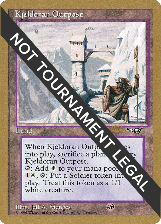 Image for Kjeldoran Outpost - 1997 Janosch Kuhn (ALL) (WCD) - Magic: The Gathering