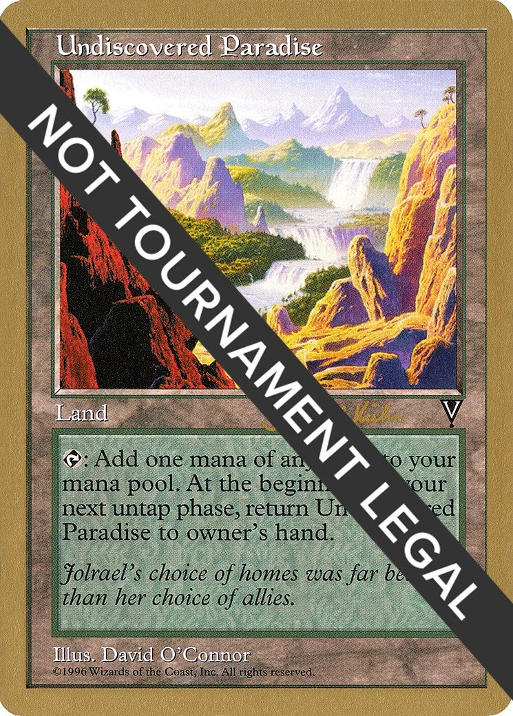 Image for Undiscovered Paradise - 1997 Janosch Kuhn (VIS) (WCD) - Magic: The Gathering