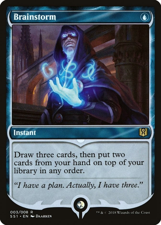 Image for Brainstorm (3) - Magic: The Gathering