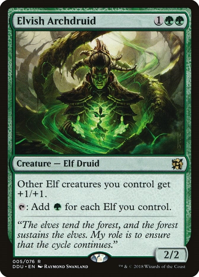 Image for Elvish Archdruid (5) (DDU) - Magic: The Gathering
