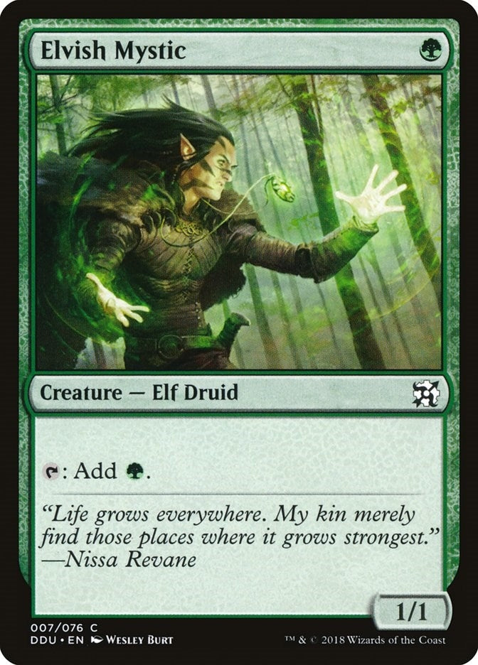 Image for Elvish Mystic (7) (DDU) - Magic: The Gathering