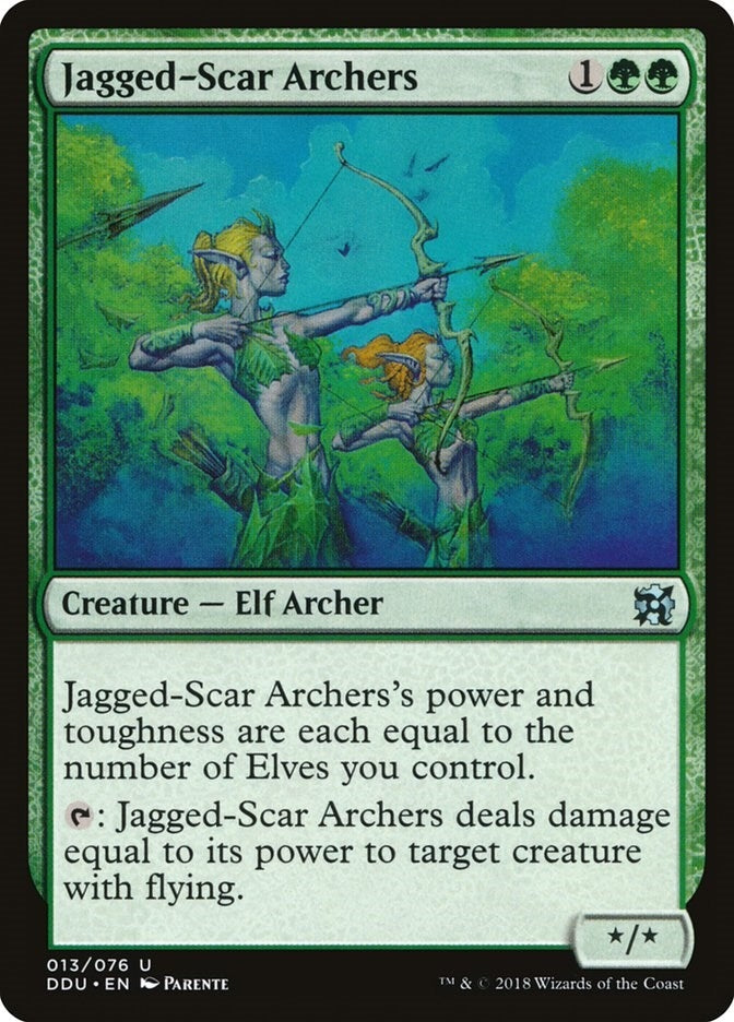 Image for Jagged-Scar Archers (13) (DDU) - Magic: The Gathering