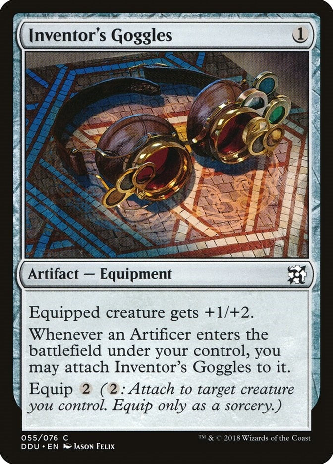 Image for Inventor's Goggles (55) (DDU) - Magic: The Gathering