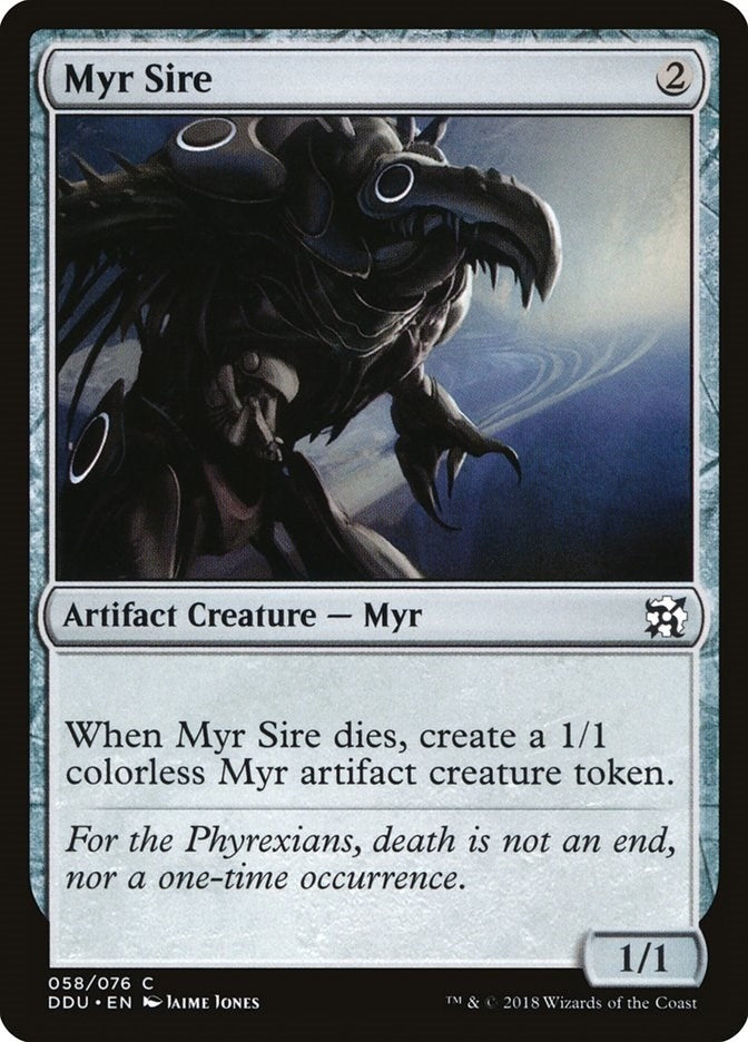 Image for Myr Sire (58) - Magic: The Gathering